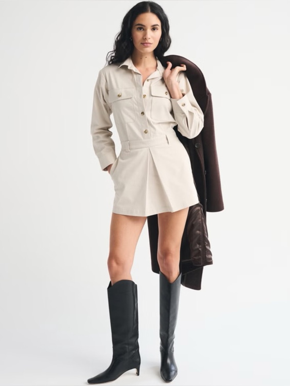 A&F Utility Skort Romper